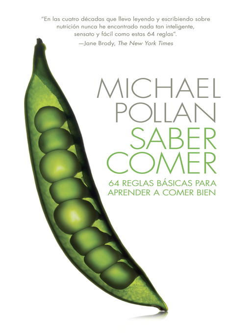 Title details for Saber comer by Michael Pollan - Available
